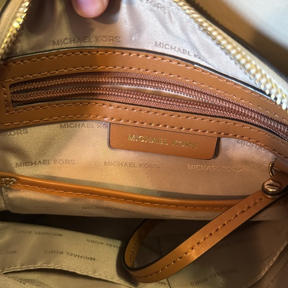 Michael Kors Satchel - Medium. Tan and brown. - Picture 8 of 9
